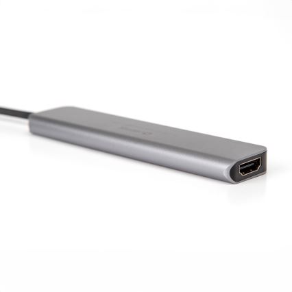 USB hub 7-ühes Power Delivery 100W HDMI 4K