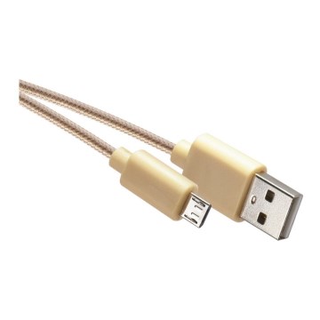 USB kaabel USB 2.0 A elektrijuht/USB B micro elektrijuht kuldne