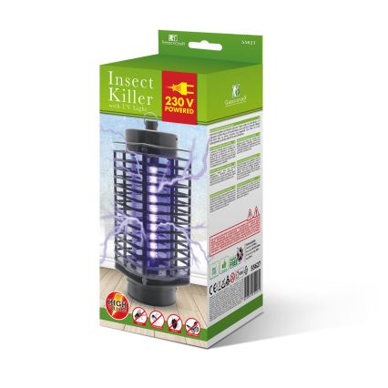 UV elektriline putukapüünis 1,2W/230V, must