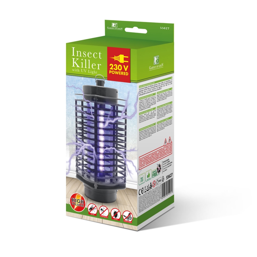 UV elektriline putukapüünis 1,2W/230V, must
