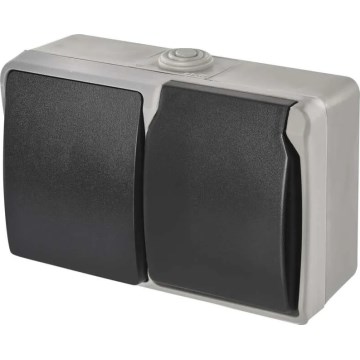 Vahelduvvoolu kodulüliti nr 6 koos pistikupesaga 250V/16A IP44 hall