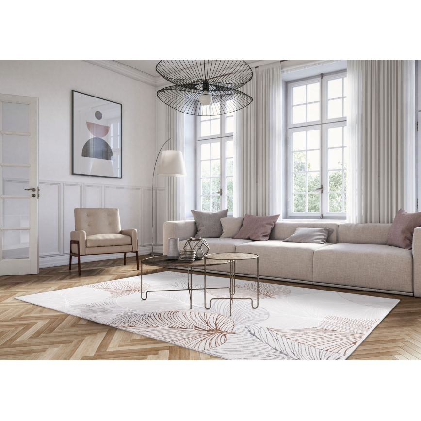 Vaip CREATION 160x230 cm 1950 g/m2 hall/beež/valge