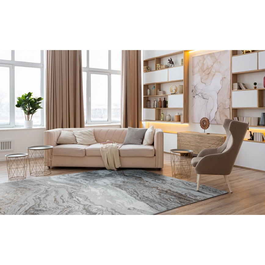 Vaip CREATION 200x290 cm 1950g/m2 hall/pruun/marmormuster