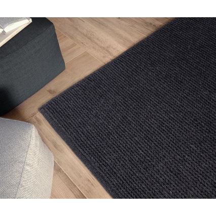 Vaip FIR WOOL 120x170 cm 2600 g/m2 antratsiit/naturaalne
