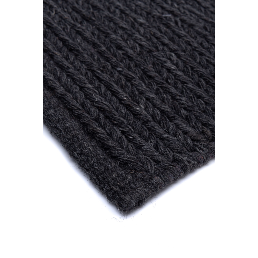 Vaip FIR WOOL 120x170 cm 2600 g/m2 antratsiit/naturaalne