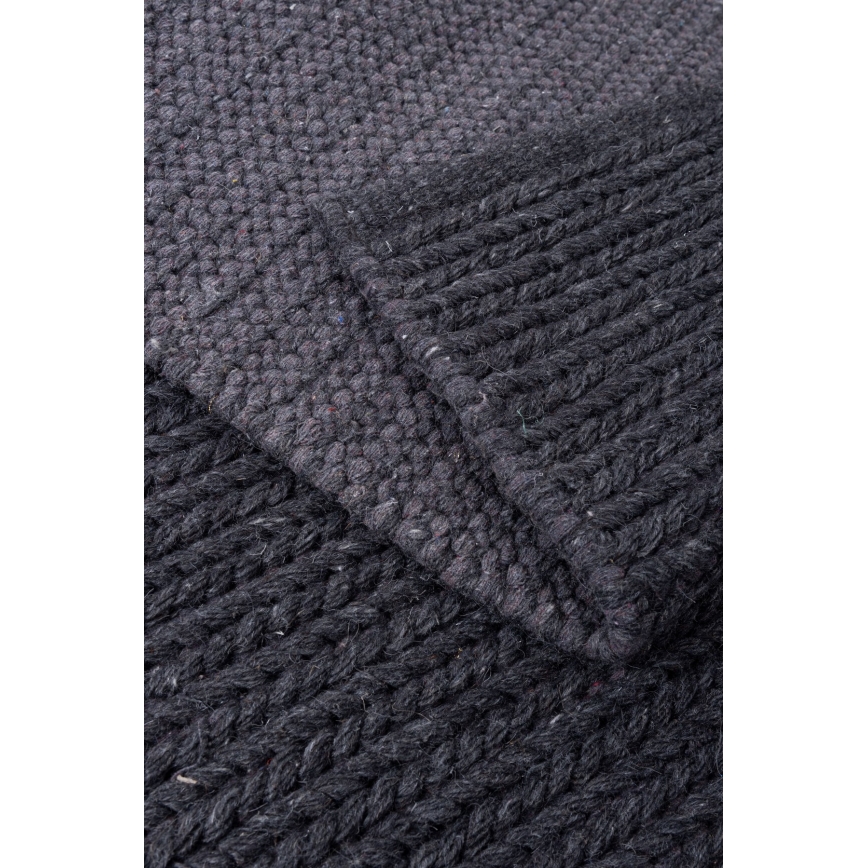 Vaip FIR WOOL 120x170 cm 2600 g/m2 antratsiit/naturaalne
