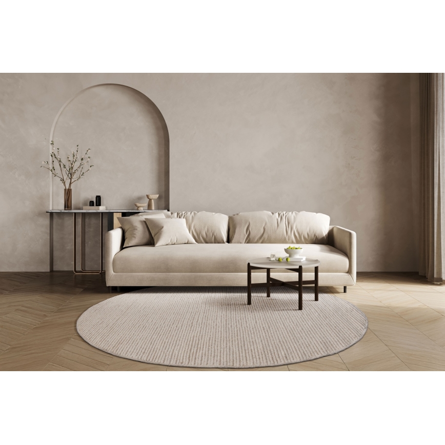 Vaip FIR WOOL 160 cm 2600 g/m2 kreem/looduslik