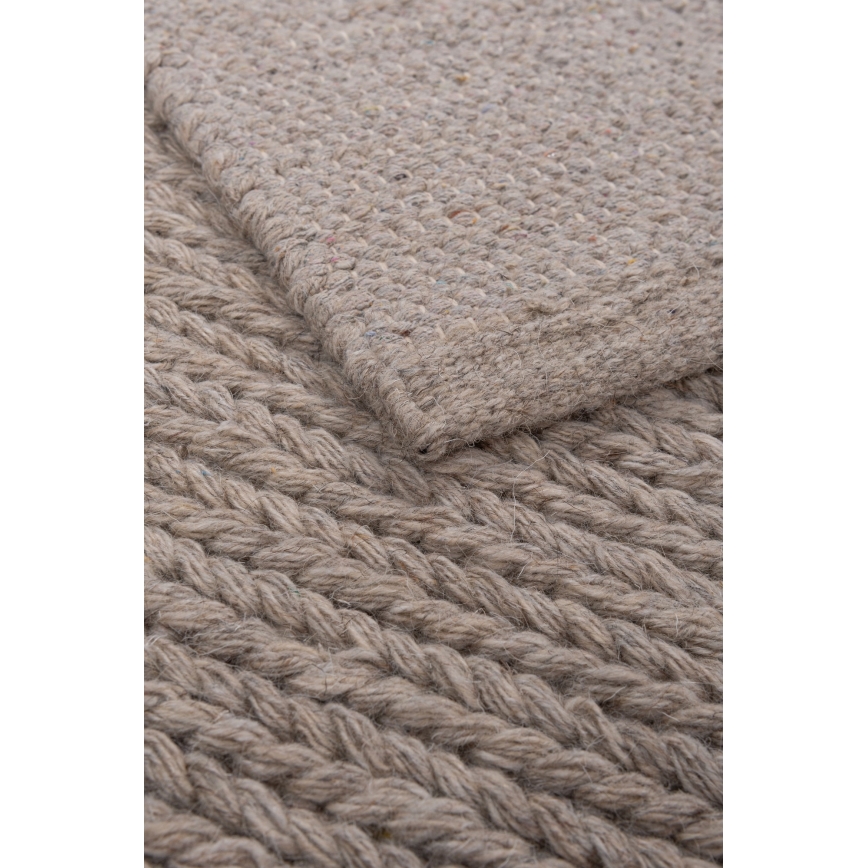 Vaip FIR WOOL 160x230 cm 2600 g/m2 beež/naturaalne