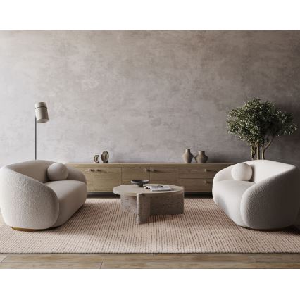 Vaip FIR WOOL 160x230 cm 2600 g/m2 kreemjas/looduslik