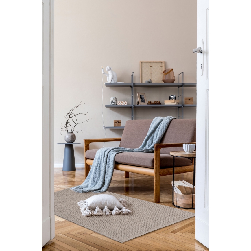 Vaip FIR WOOL 70x140 cm 2600 g/m2 beež/looduslik