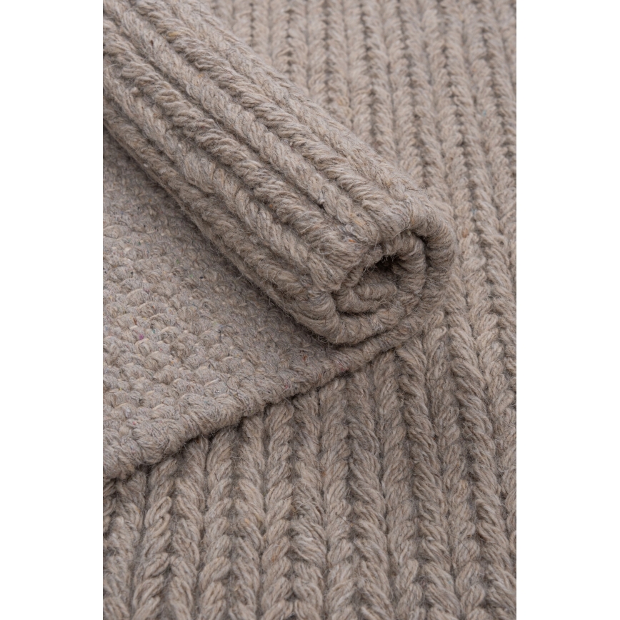 Vaip FIR WOOL 70x140 cm 2600 g/m2 beež/looduslik