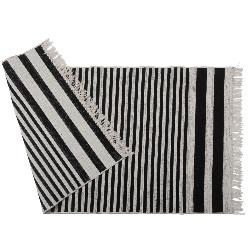 Vaip KILIM GOLD 80x150 cm must/valge