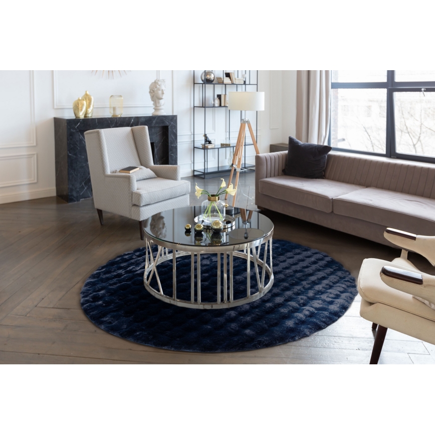 Vaip RABBIT BUBBLE 160 cm, tumesinine