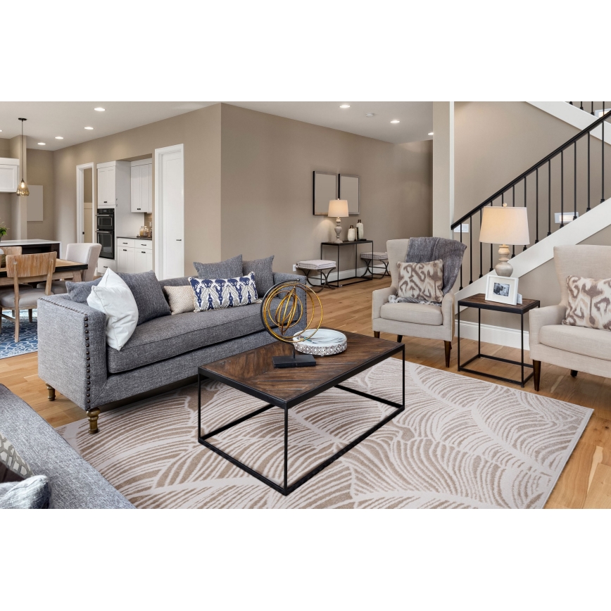 Vaip SALAMANCA 200x280 cm beež/valge, lehemuster