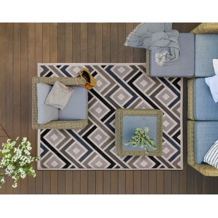 Vaip SHIFT 120x160 cm hall/sinine