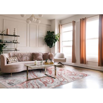 Vaip STONE 160x220 cm roosa/hall