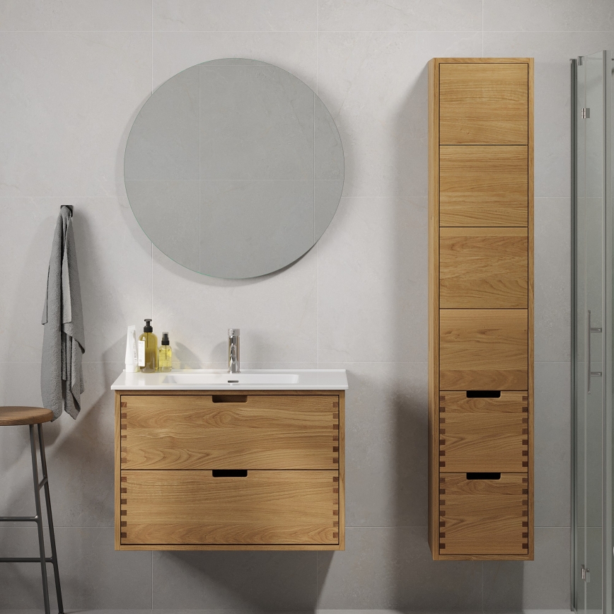 Valamukapp GRIBSKOV 80 cm beež/tamm