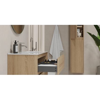 Valamukapp LYKE 60 cm koos valamuga, tamm