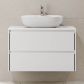 Valamukapp TRONDHEIM 90x57x46 cm, valge