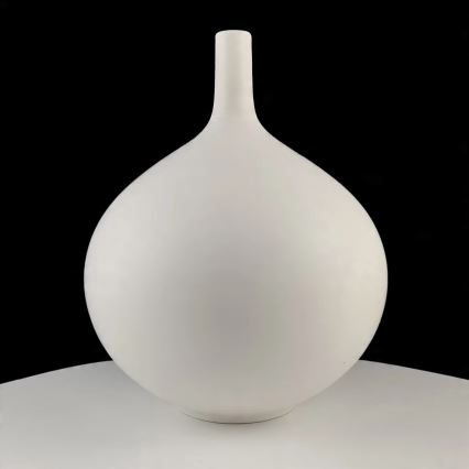 Valge keraamiline vaas 24 cm