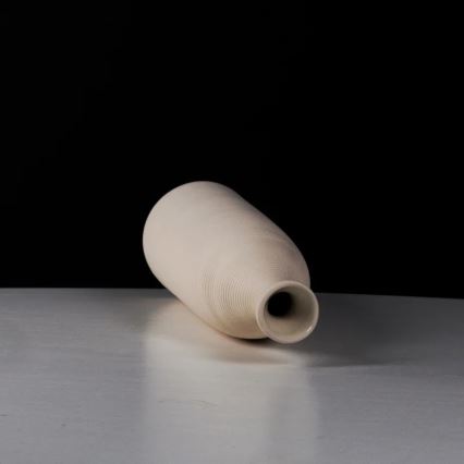 Valge keraamiline vaas, 46 cm