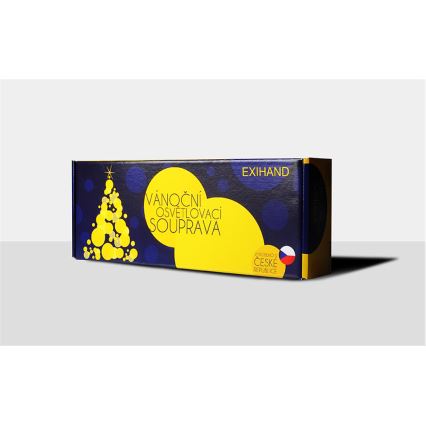 Valguskett FELICIA 16xE10 13,5 m, soe valge, Valmistatud Tšehhis