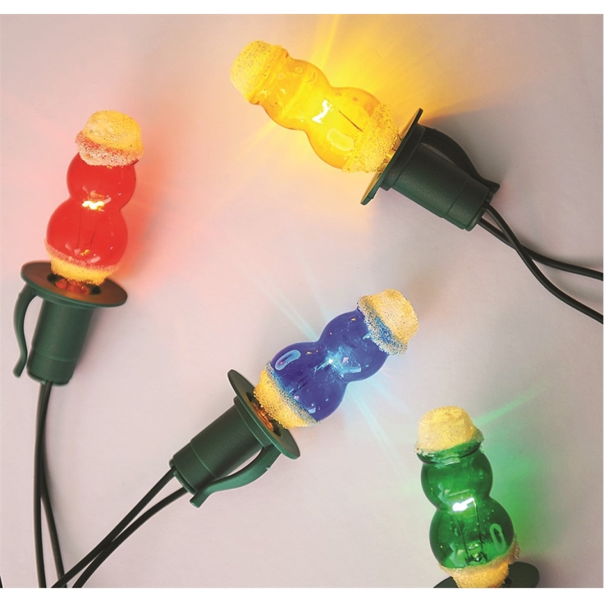 Valguskett FIGURINE 12xE10/10,7m, Valmistatud Tšehhis