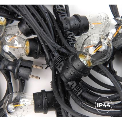 Väli Dekoratiivne kett MIMOSA 10xE27/1,3W/230V IP44 10 m