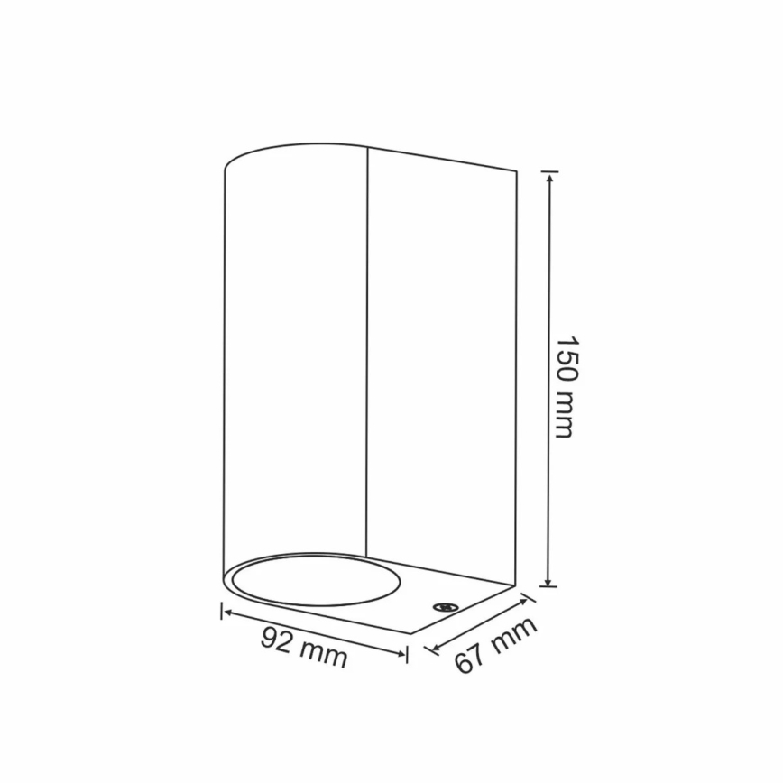 Väli kohtvalgusti seinale BOSTON 2xGU10/10W/230V IP44