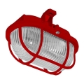 Väli laevalgusti OVAL 1xE27/60W/230V IP44 punane