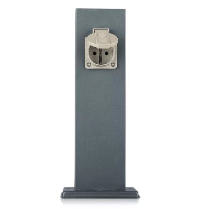 Väli pistikupesadega torn SCHUKO 2Z 230V IP44