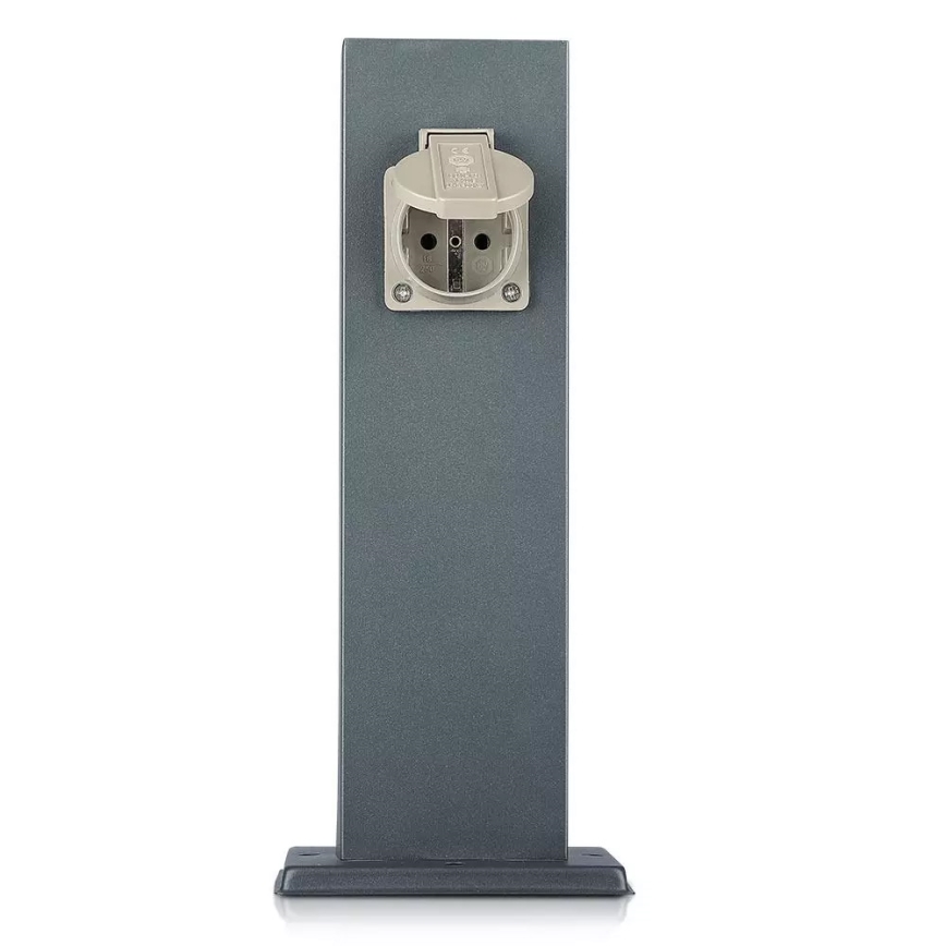 Väli pistikupesadega torn SCHUKO 2Z 230V IP44