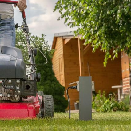 Väli pistikupesadega torn SCHUKO 2Z 230V IP44