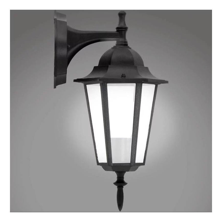 Väli seinavalgusti 1xE27/20W/230V IP43 must