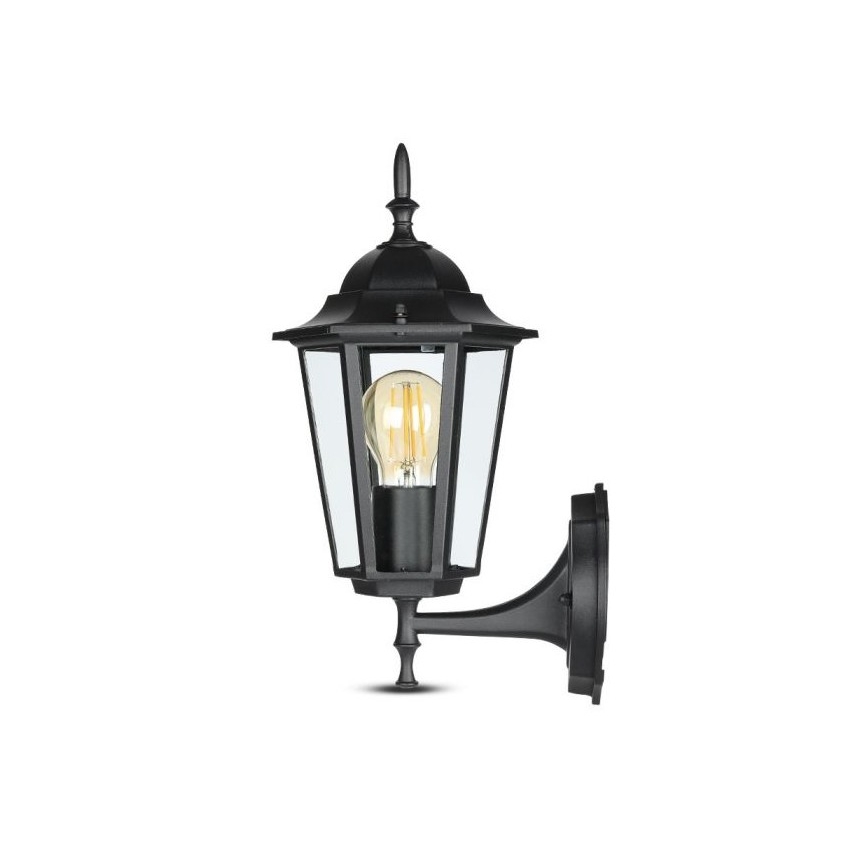 Väli seinavalgusti 1xE27/40W/230V IP44 must