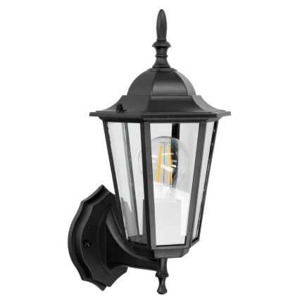 Väli seinavalgusti 1xE27/60W/230V IP44 must