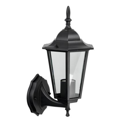 Väli seinavalgusti 1xE27/60W/230V IP44 must