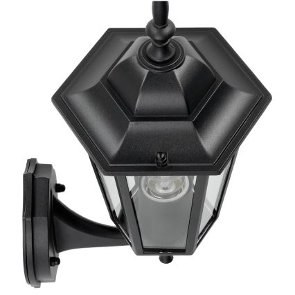 Väli seinavalgusti 1xE27/60W/230V IP44 must