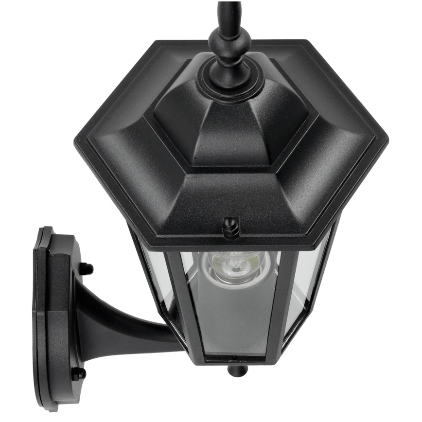 Väli seinavalgusti 1xE27/60W/230V IP44 must