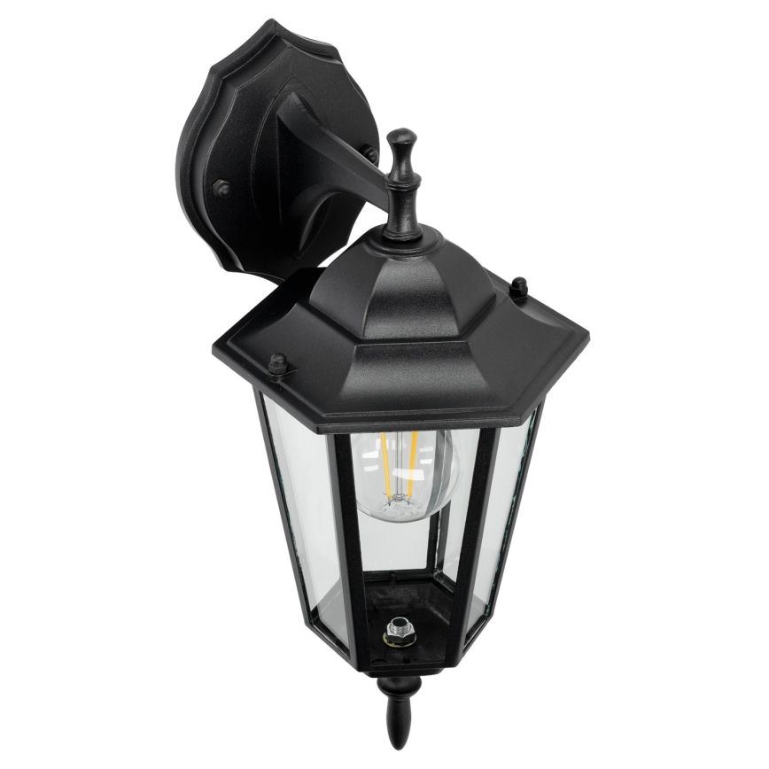 Väli seinavalgusti 1xE27/60W/230V IP44 must