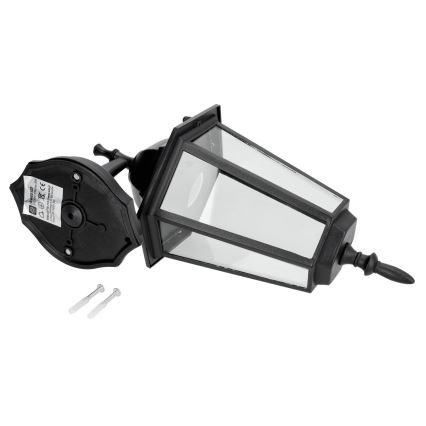 Väli seinavalgusti 1xE27/60W/230V IP44 must