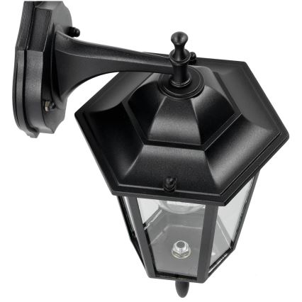 Väli seinavalgusti 1xE27/60W/230V IP44 must