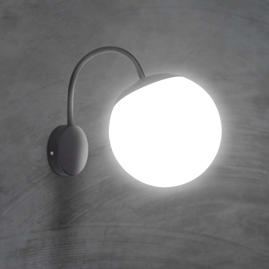 Väli seinavalgusti 1xE27/60W/230V IP44 must