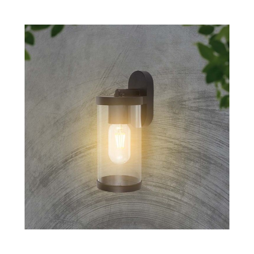 Väli seinavalgusti 1xE27/60W/230V IP44 must