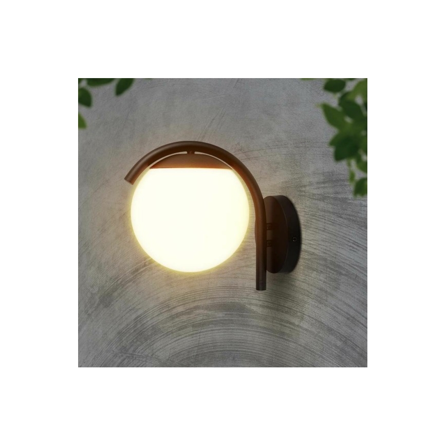 Väli seinavalgusti 1xE27/60W/230V IP44 must