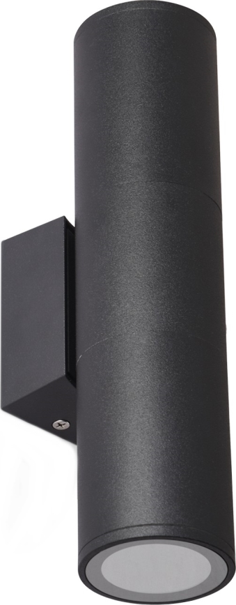 Väli seinavalgusti 2xGU10/35W/230V IP54 ümmargune must