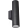 Väli seinavalgusti 2xGU10/35W/230V IP54 ümmargune must