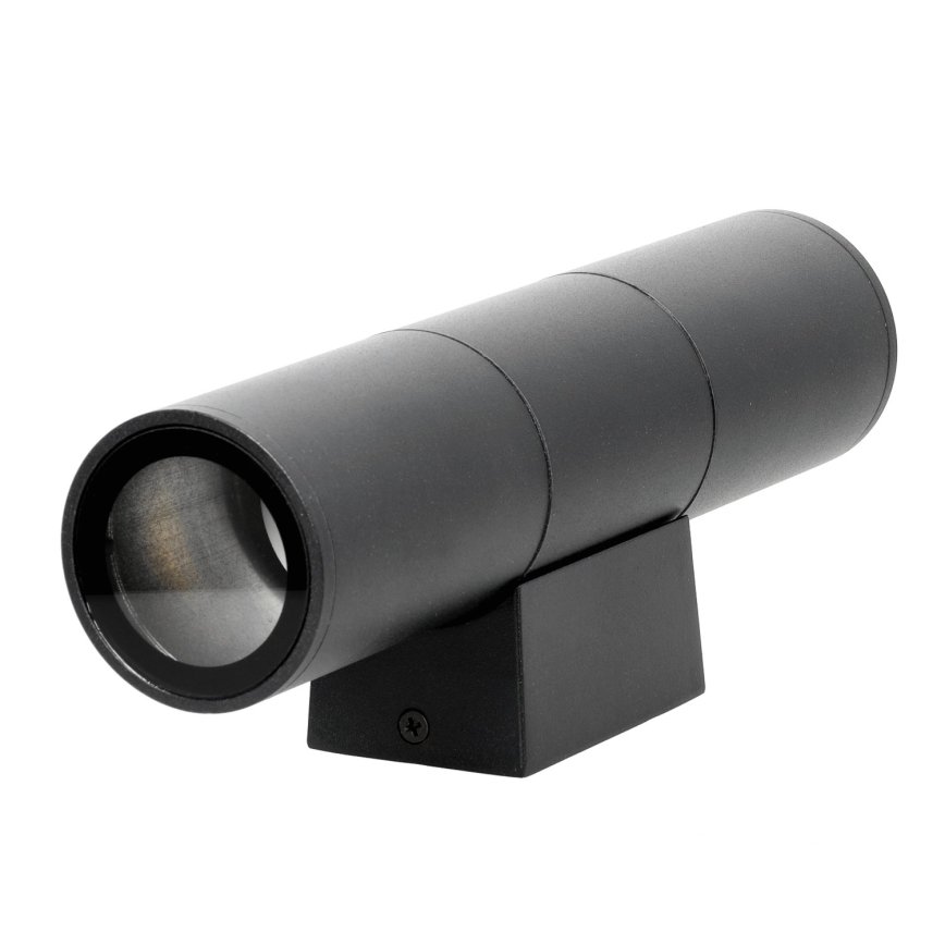 Väli seinavalgusti 2xGU10/35W/230V IP54 ümmargune must