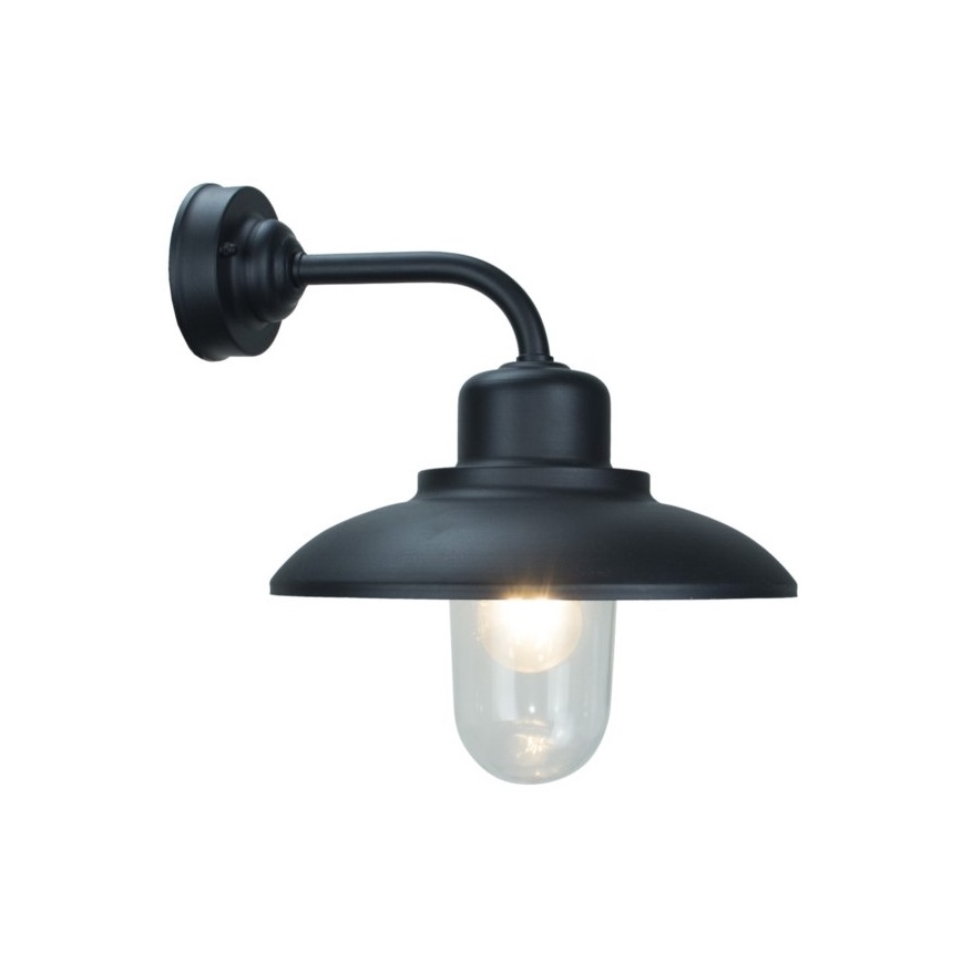 Väli seinavalgusti BARD 1xE27/60W/230V IP44 must