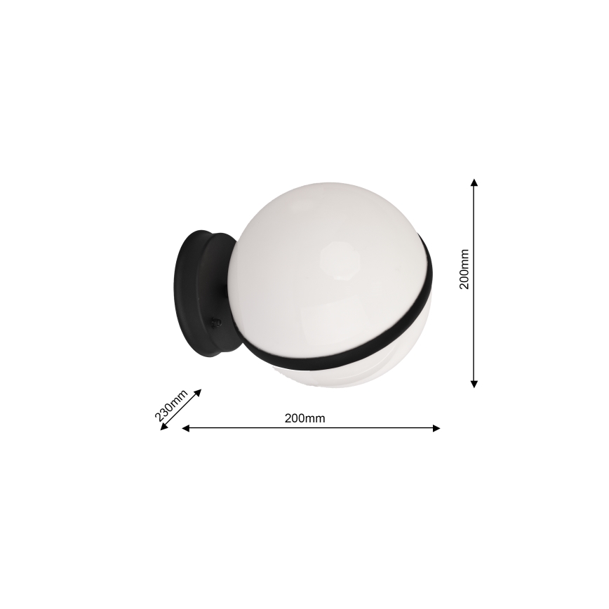 Väli seinavalgusti CIRCULO 1xE27/40W/230V IP44